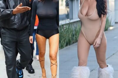 Bianca Censori dares to bare in sheer black top and tiny shorts on NYC outing with Kanye West